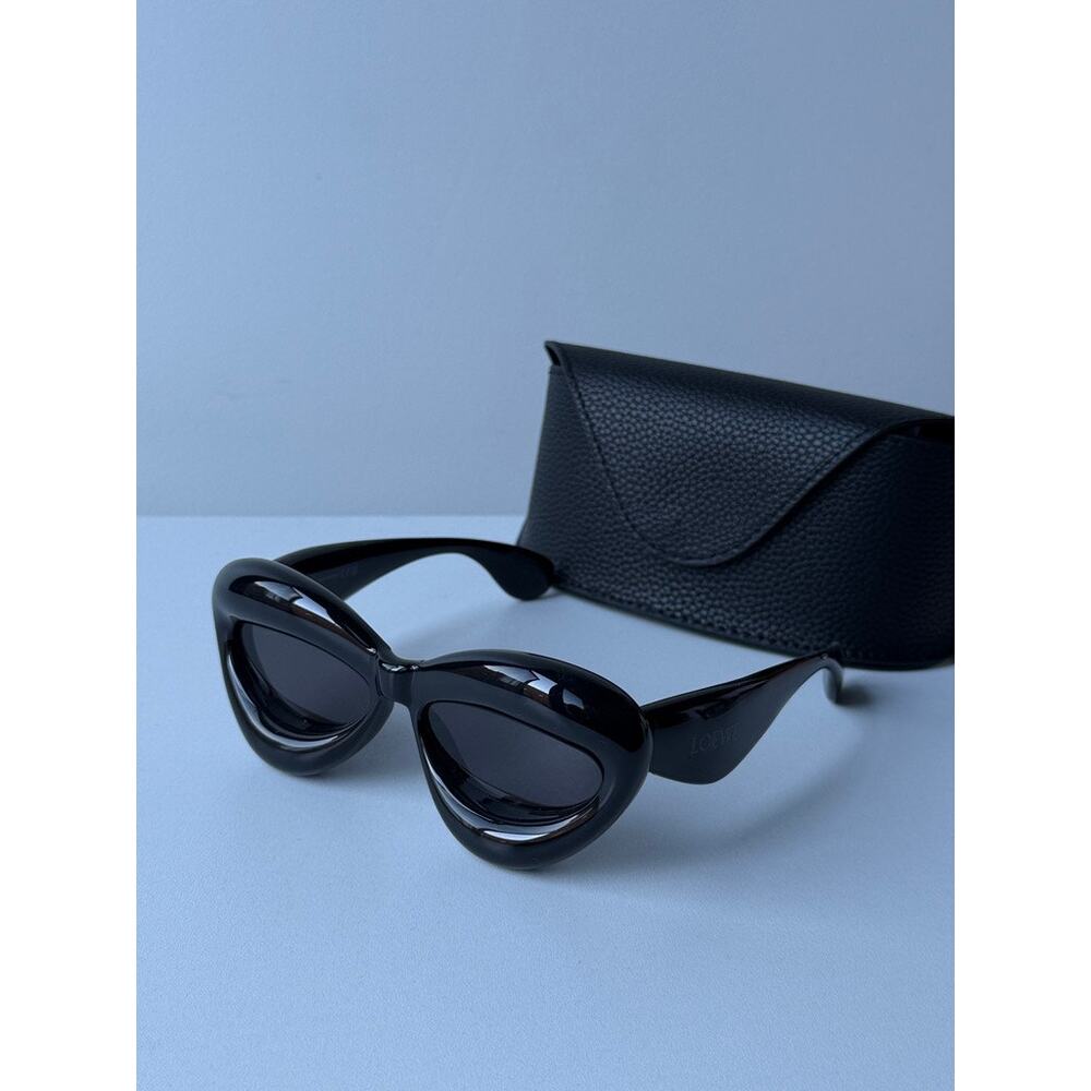 NEW Loewe LW40097I Inflated Sunglasses in Black - Picture 2 of 7